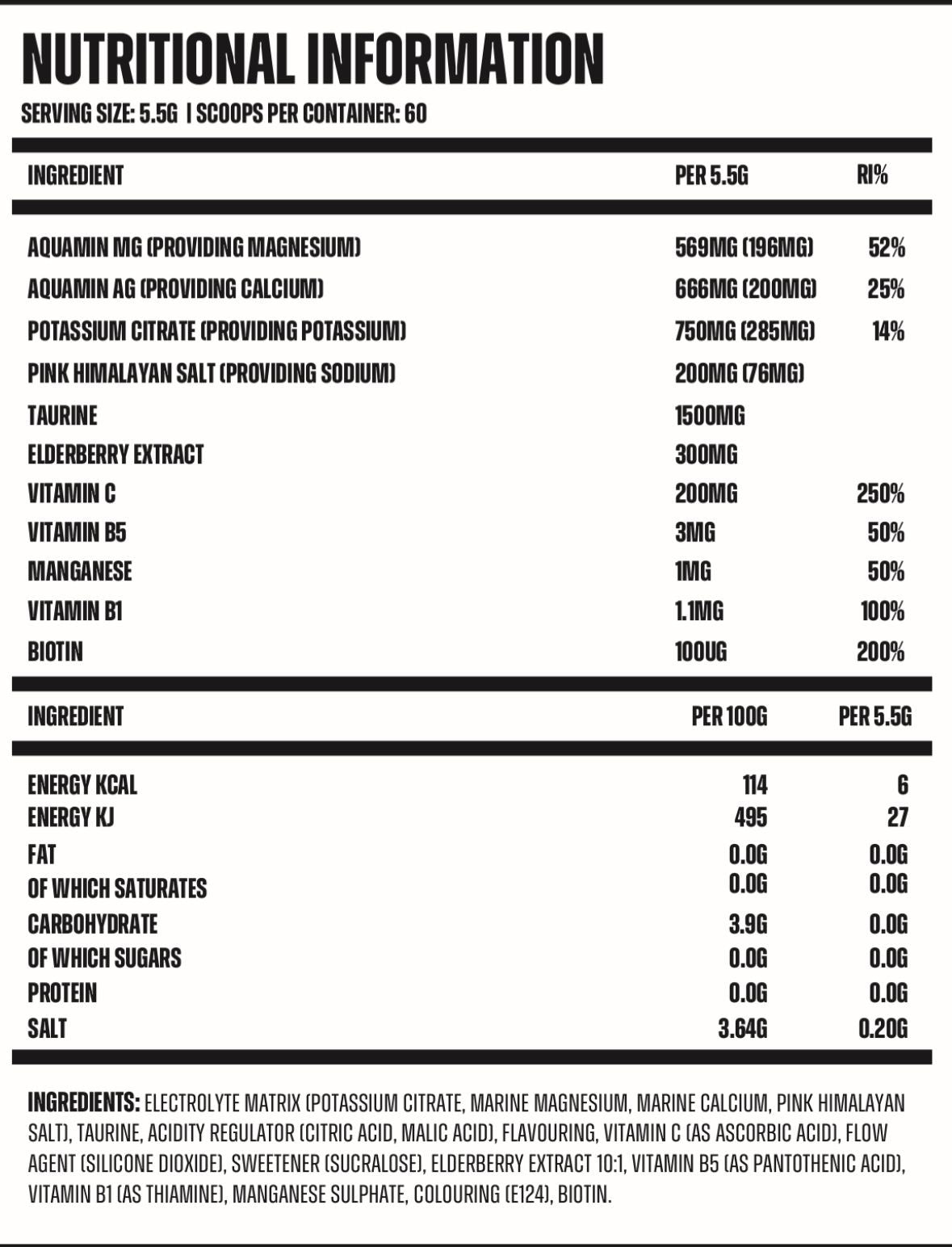 COMPLETE HYDRATION 60 servings